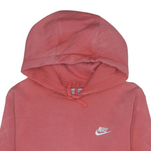 Womens UK Size XS Nike Pink Pullover Hoodie