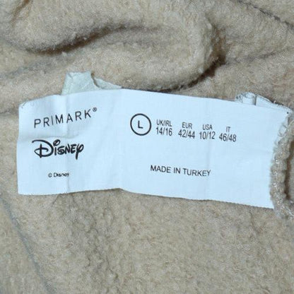 Womens UK Size L Primark Beige Pullover Hoodie