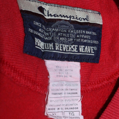 Mens UK Size XL Champion Red Pullover Sweatshirt