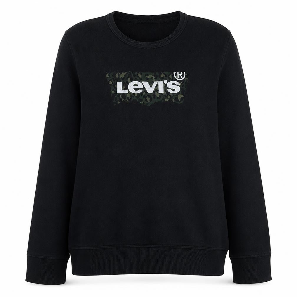Womens UK Size M Levi's Black Pullover Sweatshirt