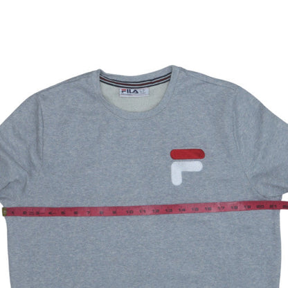 Mens UK Size M FILA Grey Pullover Sweatshirt