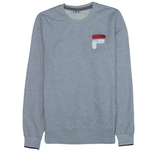 Mens UK Size M FILA Grey Pullover Sweatshirt