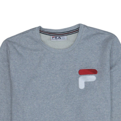 Mens UK Size M FILA Grey Pullover Sweatshirt