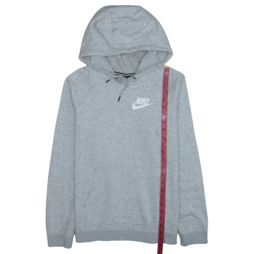 Mens UK Size L Nike Grey Pullover Hoodie