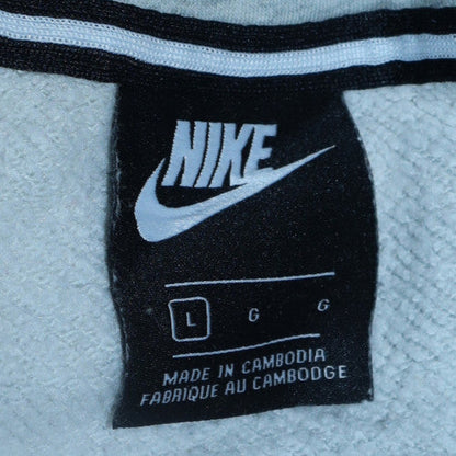 Mens UK Size L Nike Grey Pullover Hoodie