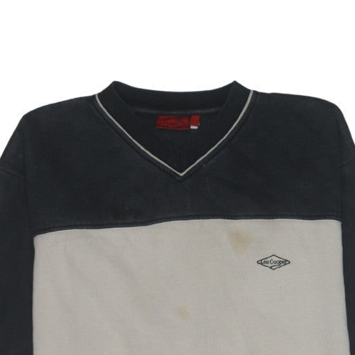 Mens UK Size XL Lee Cooper Beige Pullover Sweatshirt