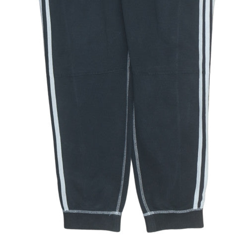 Mens UK Size L adidas Regular Fit Jogger Black Trousers