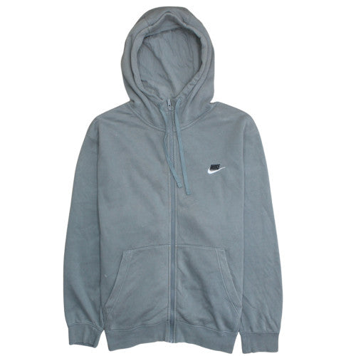 Mens UK Size XL Nike Grey Full Zip Hoodie