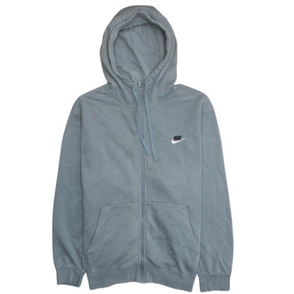 Mens UK Size XL Nike Grey Full Zip Hoodie