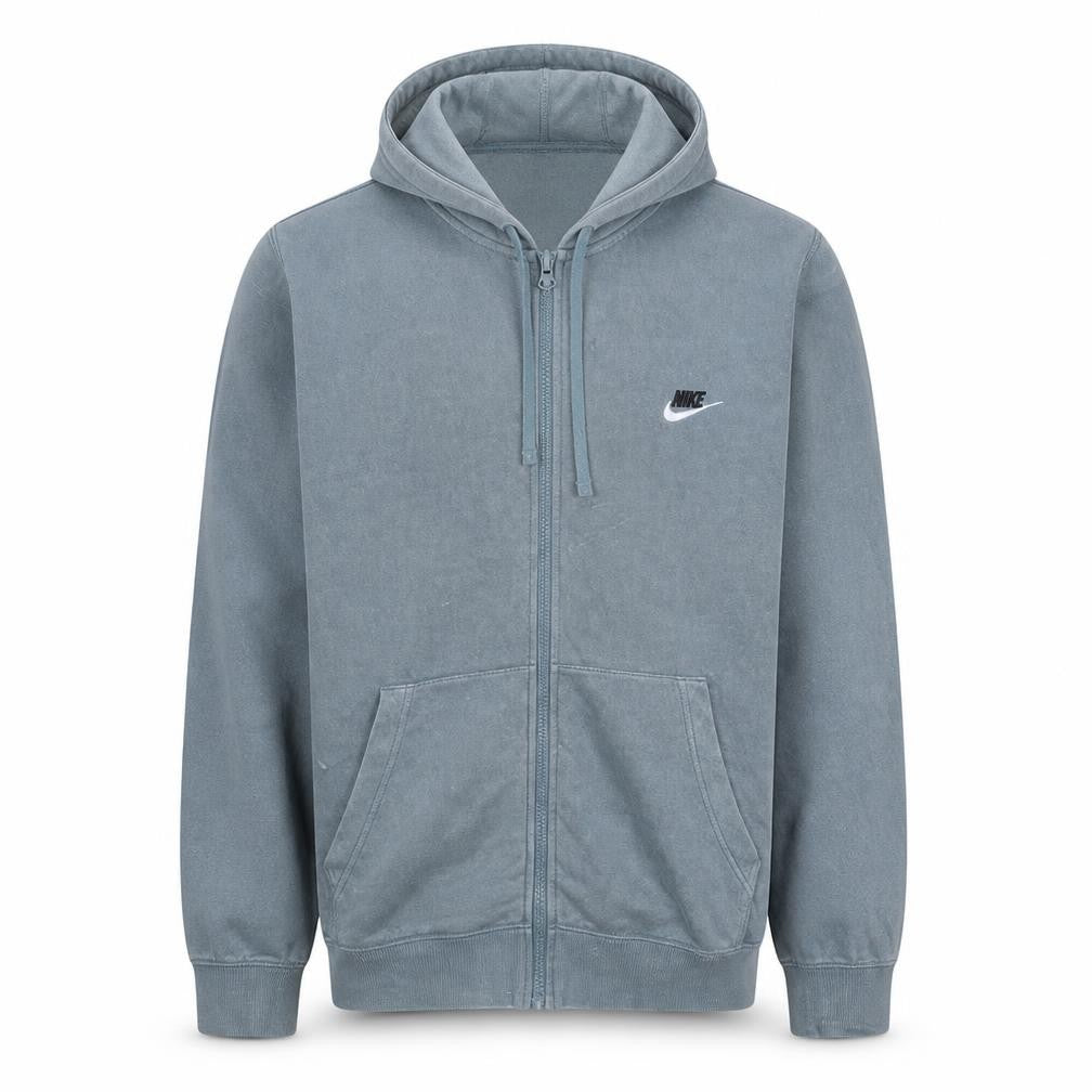 Mens UK Size XL Nike Grey Full Zip Hoodie