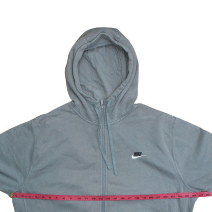 Mens UK Size XL Nike Grey Full Zip Hoodie
