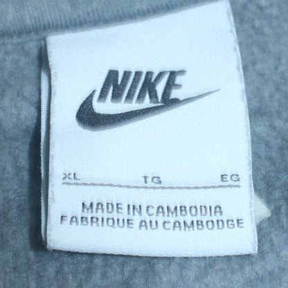 Mens UK Size XL Nike Grey Full Zip Hoodie