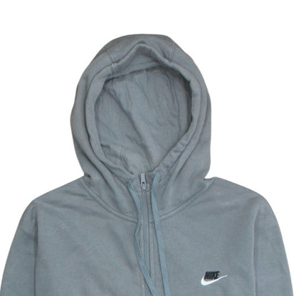Mens UK Size XL Nike Grey Full Zip Hoodie