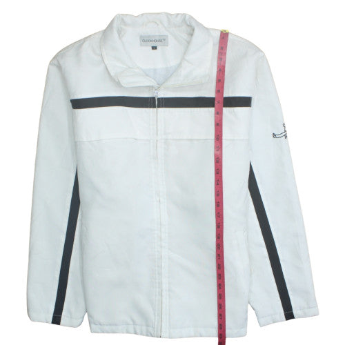Mens UK Size L Clockhouse White Basic Jacket