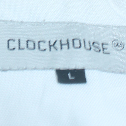 Mens UK Size L Clockhouse White Basic Jacket
