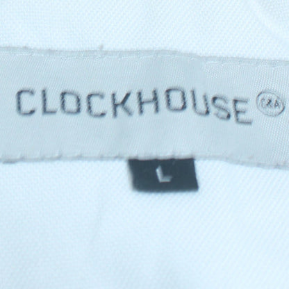 Mens UK Size L Clockhouse White Basic Jacket