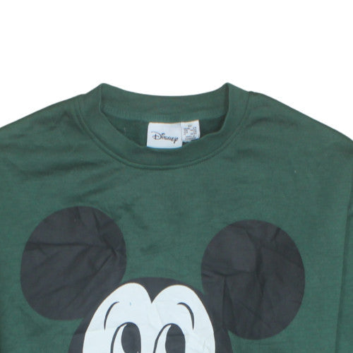 Womens UK Size XS Disney Green Pullover Sweatshirt