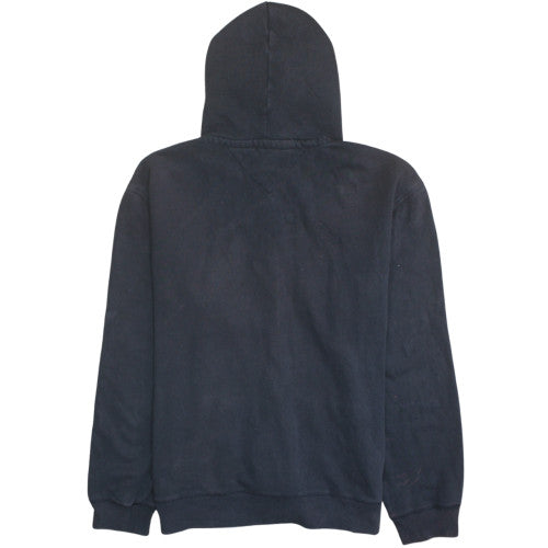 Mens UK Size L Tommy Hilfiger Black Full Zip Hoodie