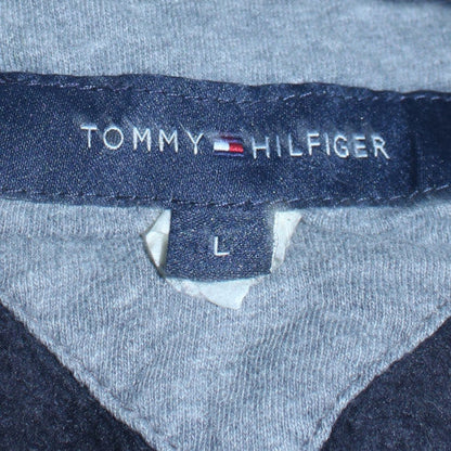 Mens UK Size L Tommy Hilfiger Black Full Zip Hoodie