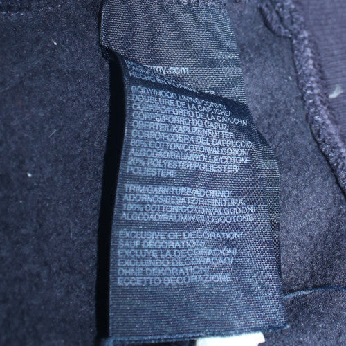 Mens UK Size L Tommy Hilfiger Black Full Zip Hoodie