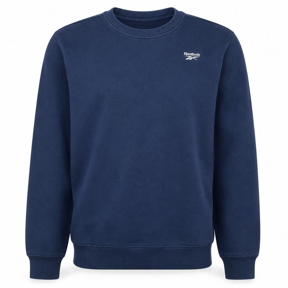 Mens UK Size M Reebok Blue Pullover Sweatshirt