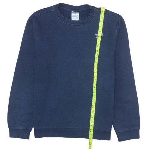 Mens UK Size M Reebok Blue Pullover Sweatshirt