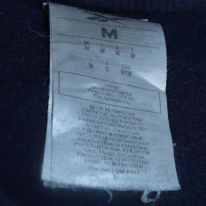 Mens UK Size M Reebok Blue Pullover Sweatshirt