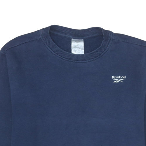 Mens UK Size M Reebok Blue Pullover Sweatshirt