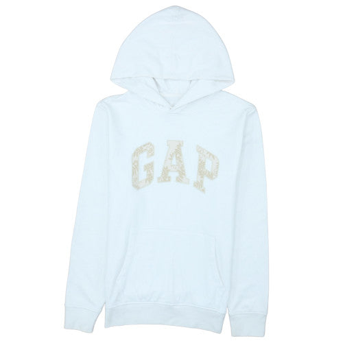 Womens UK Size S Gap White Pullover Hoodie