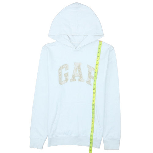 Womens UK Size S Gap White Pullover Hoodie