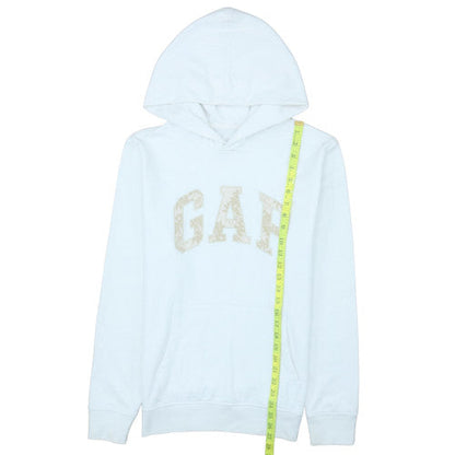 Womens UK Size S Gap White Pullover Hoodie