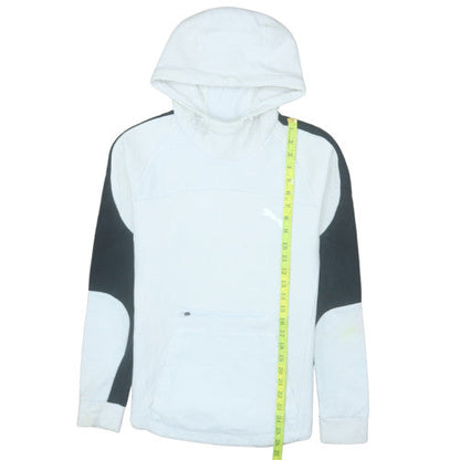 Mens UK Size S PUMA White Pullover Hoodie