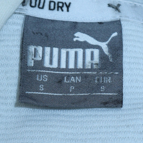 Mens UK Size S PUMA White Pullover Hoodie