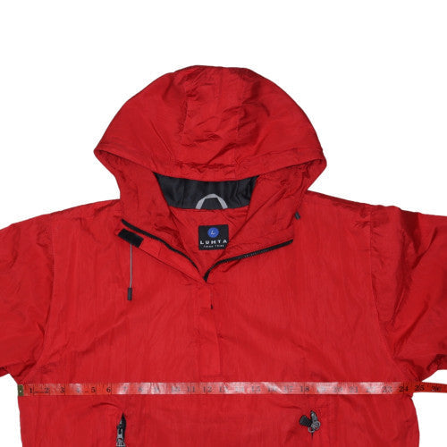 Mens UK Size L Luhta Red Anorak Coat