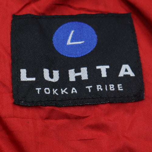 Mens UK Size L Luhta Red Anorak Coat