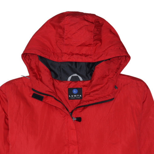Mens UK Size L Luhta Red Anorak Coat