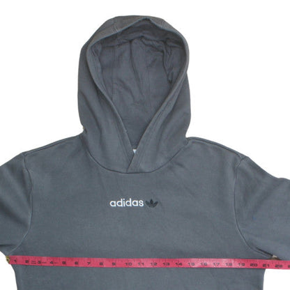 Boys UK Size 16 Years adidas Grey Pullover Hoodie
