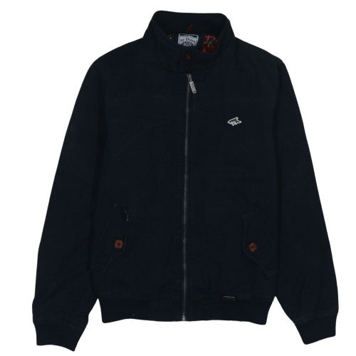 Le Shark Men's Black Bomber Jacket L Casual Cotton Full Zip