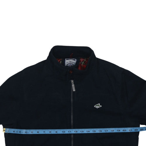 Le Shark Men's Black Bomber Jacket L Casual Cotton Full Zip