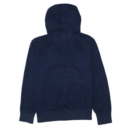 Mens UK Size M Nike Blue Full Zip Hoodie