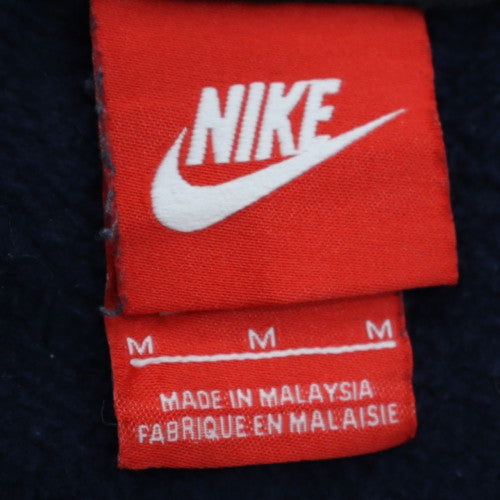 Mens UK Size M Nike Blue Full Zip Hoodie