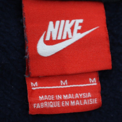 Mens UK Size M Nike Blue Full Zip Hoodie
