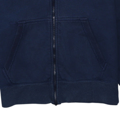 Mens UK Size M Nike Blue Full Zip Hoodie