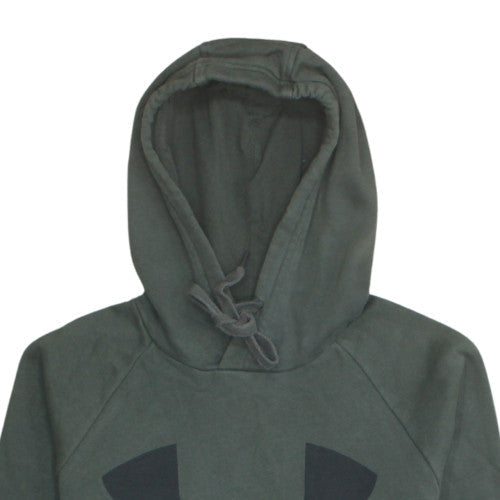 Mens UK Size M Under armour Green Pullover Hoodie