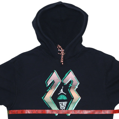 Mens UK Size L Jordan Black Pullover Hoodie