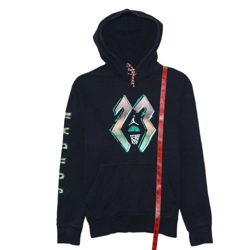 Mens UK Size L Jordan Black Pullover Hoodie