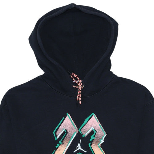 Mens UK Size L Jordan Black Pullover Hoodie