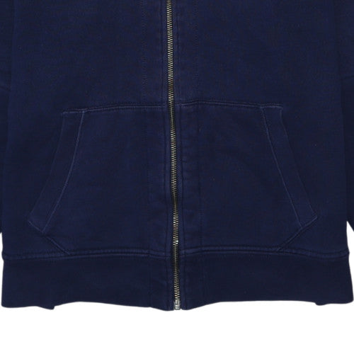 Mens UK Size XL Polo Ralph Lauren Blue Full Zip Hoodie