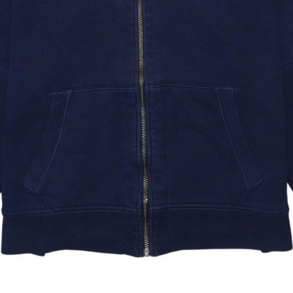 Mens UK Size XL Polo Ralph Lauren Blue Full Zip Hoodie