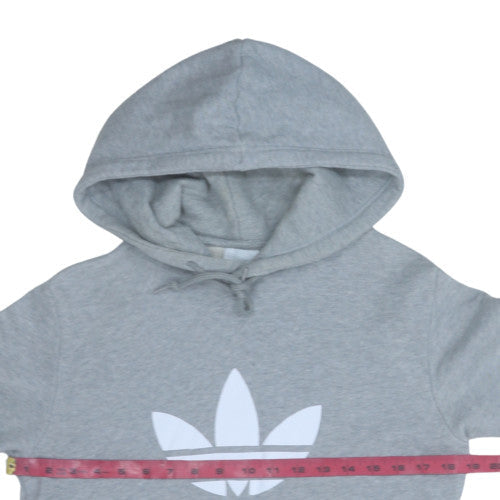 Womens UK Size S adidas Grey Pullover Hoodie